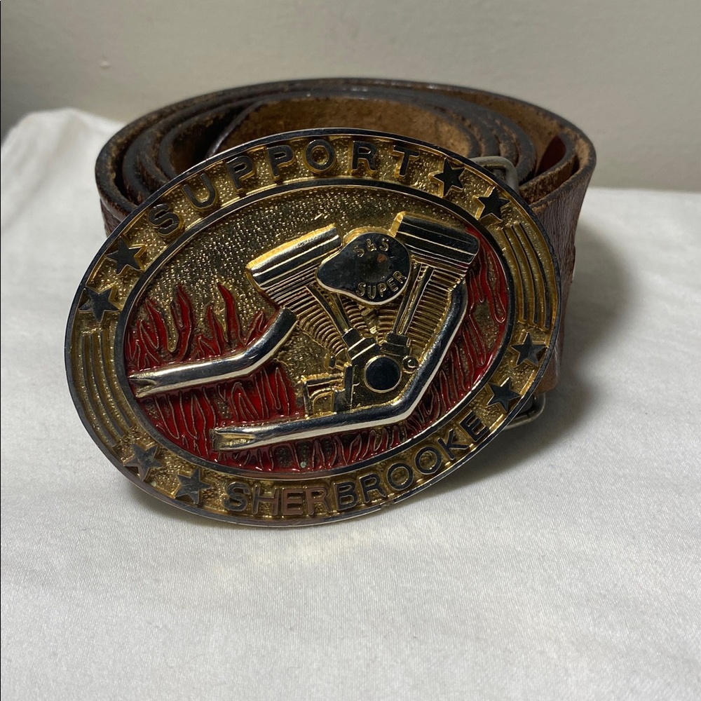 Vintage Kmart men’s belt large 38-40 with belt buckle support Sherbrooke